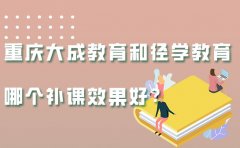 重庆径学教育重庆大成教育和径学教育哪个补课效果好？